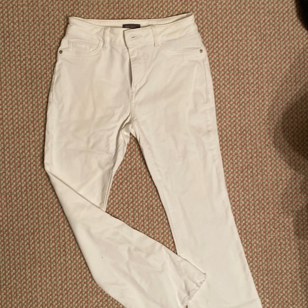 White DL1961 flare jeans - mid waisted